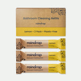 A pack of 3x 500ml plastic-free bathroom cleaning refills